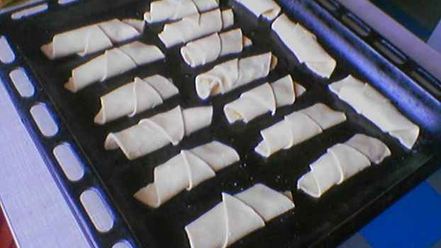 Рецепт трубочек с джемом