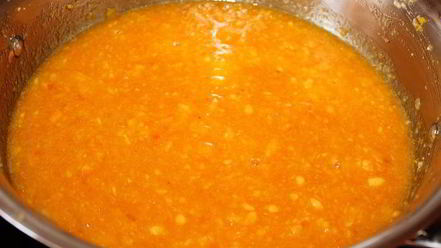 Рецепт тыквенного джема с хурмой и апельсином