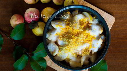 Рецепт яблочного джема с апельсинами и грушей