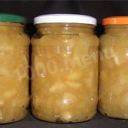 Рецепт Яблочного джема с карамелью