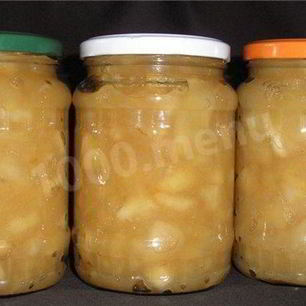 Рецепт Яблочного джема с карамелью