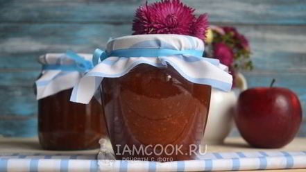 Рецепт яблочного джема в мультиварке на зиму