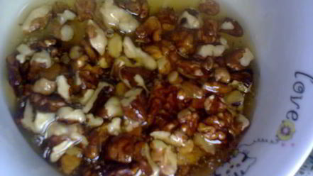 Рецепт грецких орехов с медом