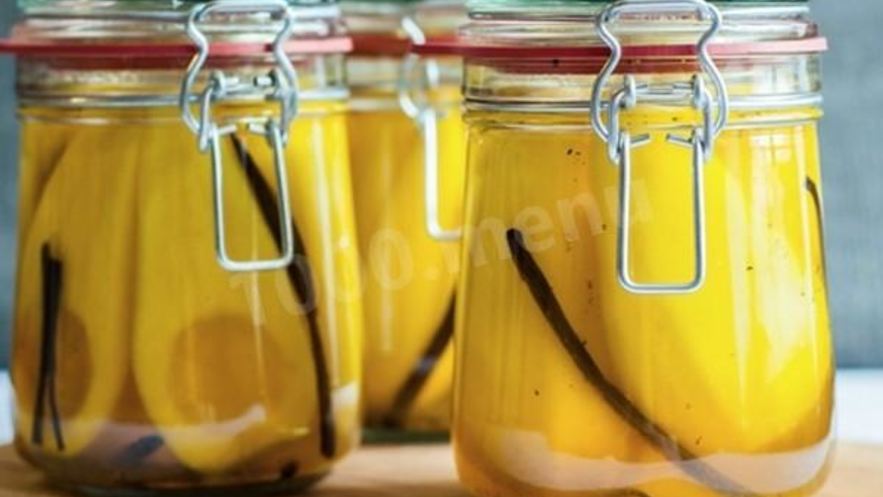 Рецепт груш с ванилью на зиму