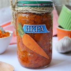 Рецепт Икры из моркови и лука на зиму