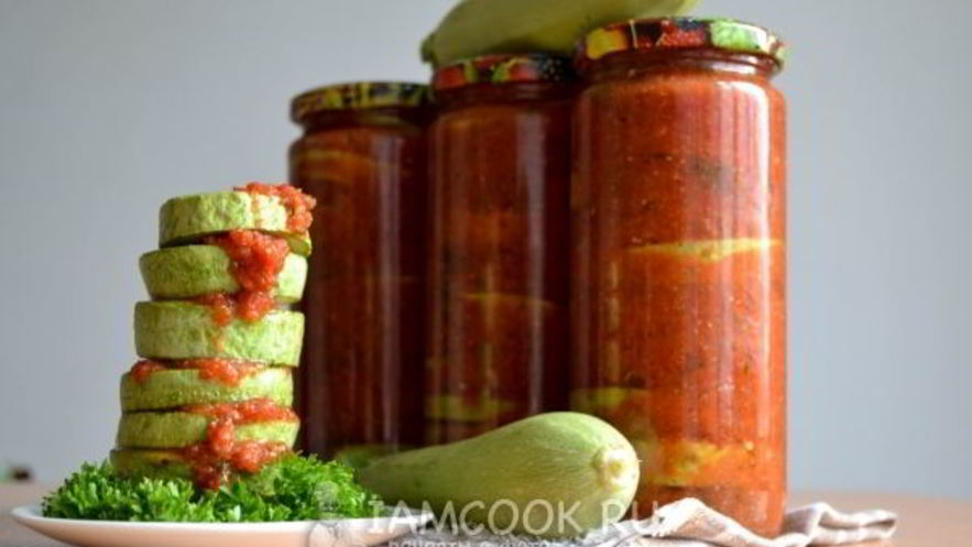 Рецепт кабачков по-грузински на зиму