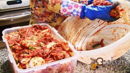 Рецепт капусты кусочками по-корейски