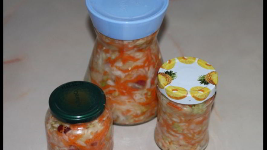 Рецепт капусты квашеной с клюквой