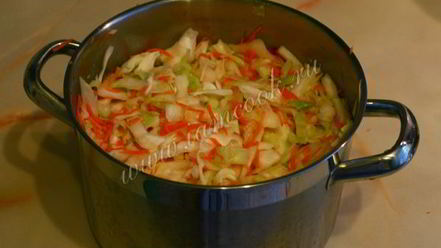 Рецепт капусты квашеной с клюквой