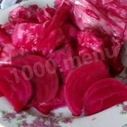 Рецепт Капусты пелюстка с буряком на зиму