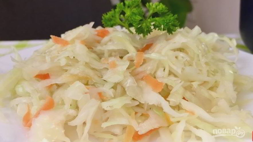 Рецепт хрустящей квашеной капусты