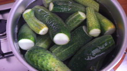 Рецепт хрустящих огурцов