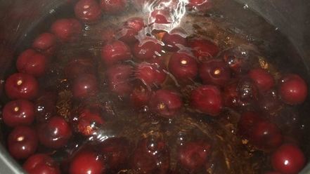 Рецепт черешнева-вишневого компот