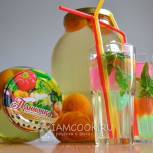 Рецепт Компота из абрикосов с лимоном на зиму