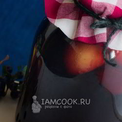 Рецепт Компота из черноплодки с яблоками на зиму