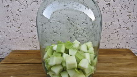 Рецепт компота из кабачков и алычи