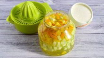 Рецепт компота из кабачков