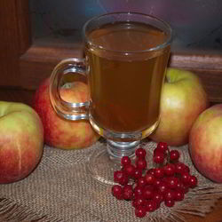 Рецепт Компота из калины и яблок