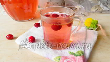 Рецепт Компота из клюквы