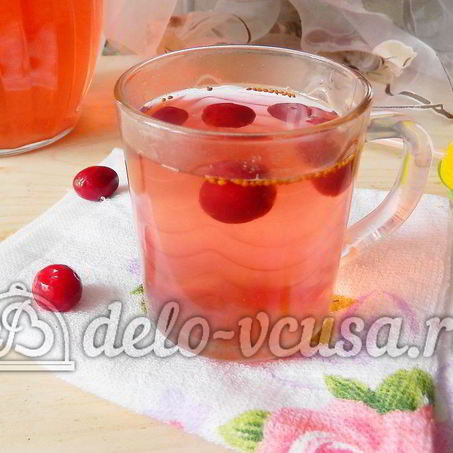 Рецепт Компота из клюквы