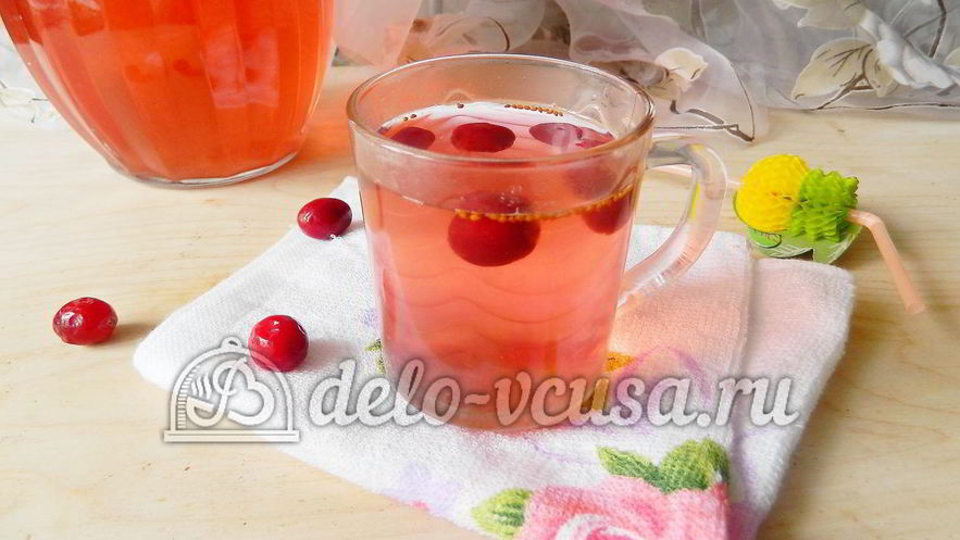 Рецепт компота из клюквы