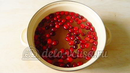 Рецепт компота из клюквы
