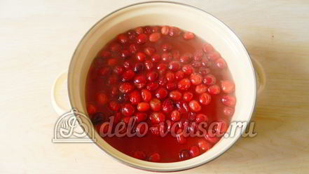Рецепт компота из клюквы