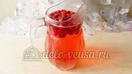 Рецепт компота из клюквы