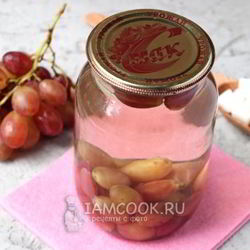 Рецепт Компота из красного винограда на зиму