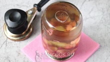 Рецепт компота из красного винограда на зиму