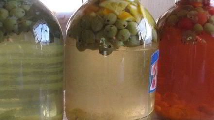 Рецепт компота из крыжовника мохито