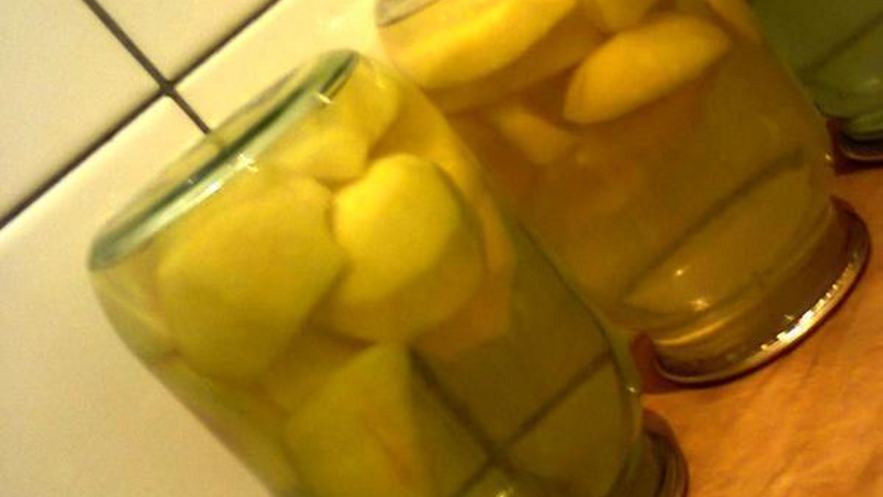 Рецепт компота из персиков