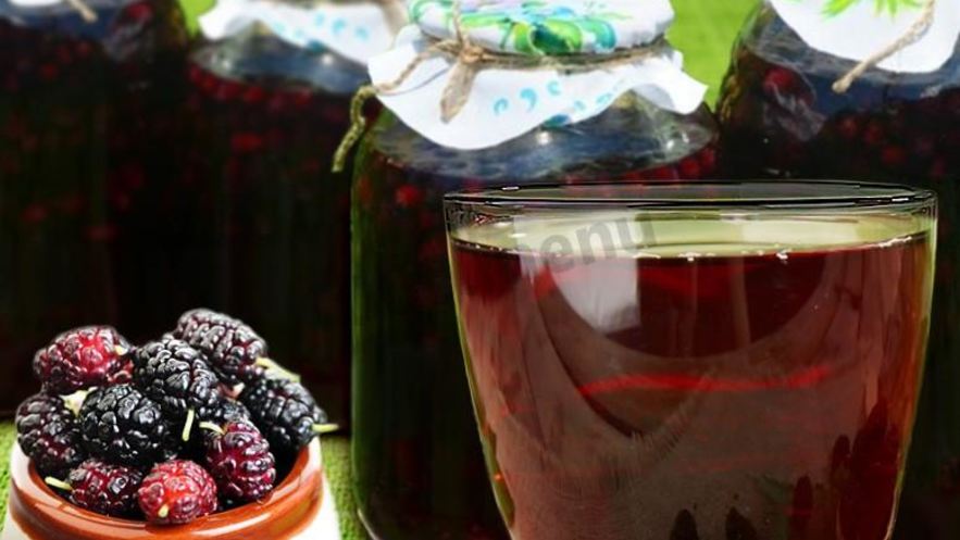 Рецепт компота из шелковицы