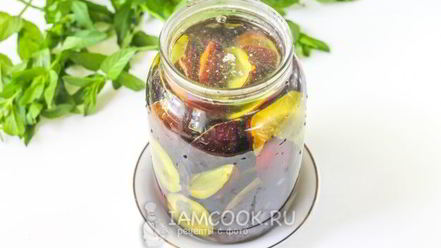 Рецепт компота из сливы на зиму без стерилизации