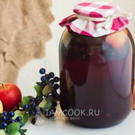 Рецепт Компота из терна и яблок на зиму