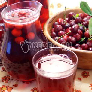 Рецепт Компота из вишни