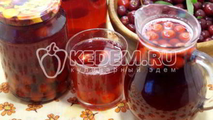 Рецепт компота из вишни