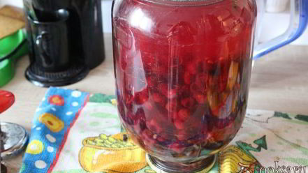 Рецепт виноградного компота на зиму