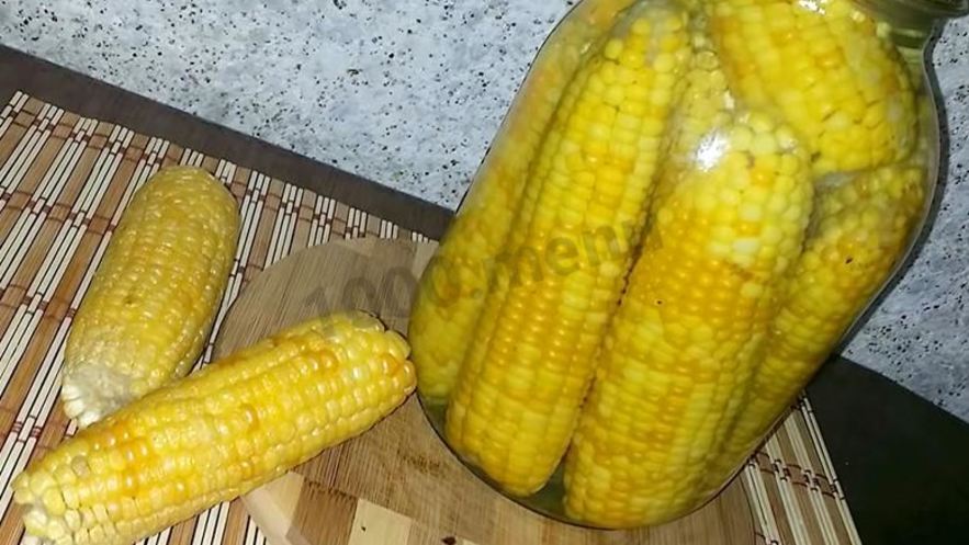 Рецепт кукурузы на зиму в початках