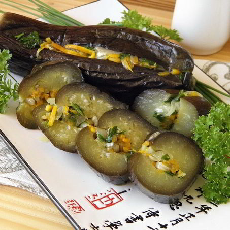 Рецепт Квашенных синеньких с морковкой