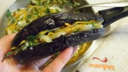 Рецепт квашенных синеньких с морковкой