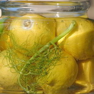 Рецепт Квашеных лимонов с чесноком