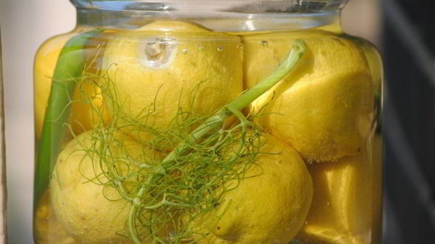 Рецепт квашеных лимонов с чесноком