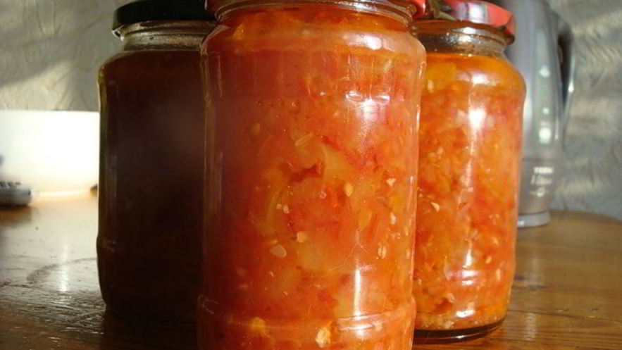 Рецепт кабачкового лечо