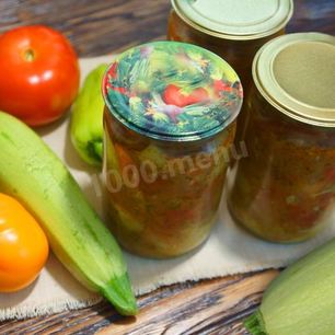 Рецепт Лечо анкл бенс на зиму с кабачками