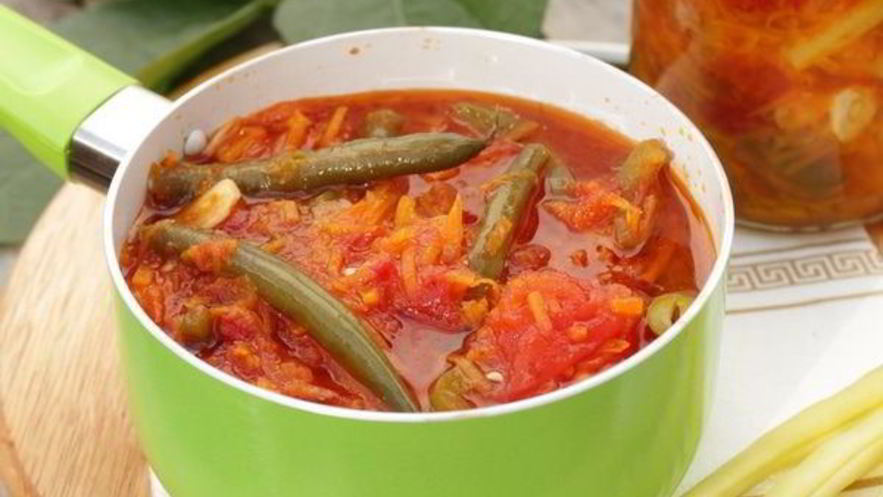 Рецепт лечо фасолинка