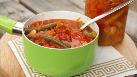 Рецепт лечо фасолинка