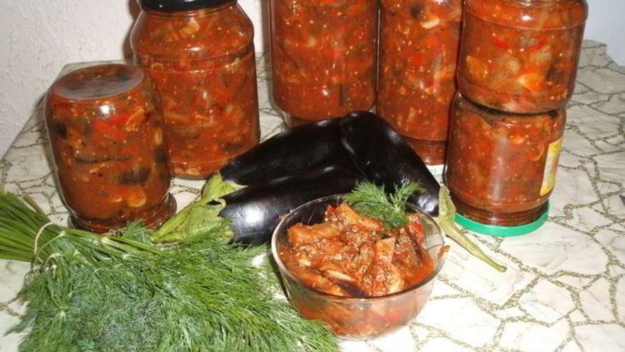Рецепт лечо из баклажанов и томатов