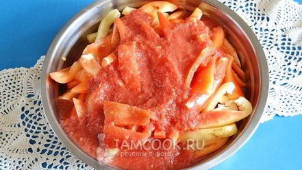 Рецепт лечо из болгарского перца с томатной пастой