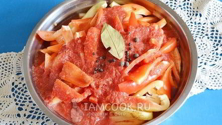 Рецепт лечо из болгарского перца с томатной пастой